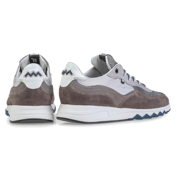 Nineti suede leather light grey