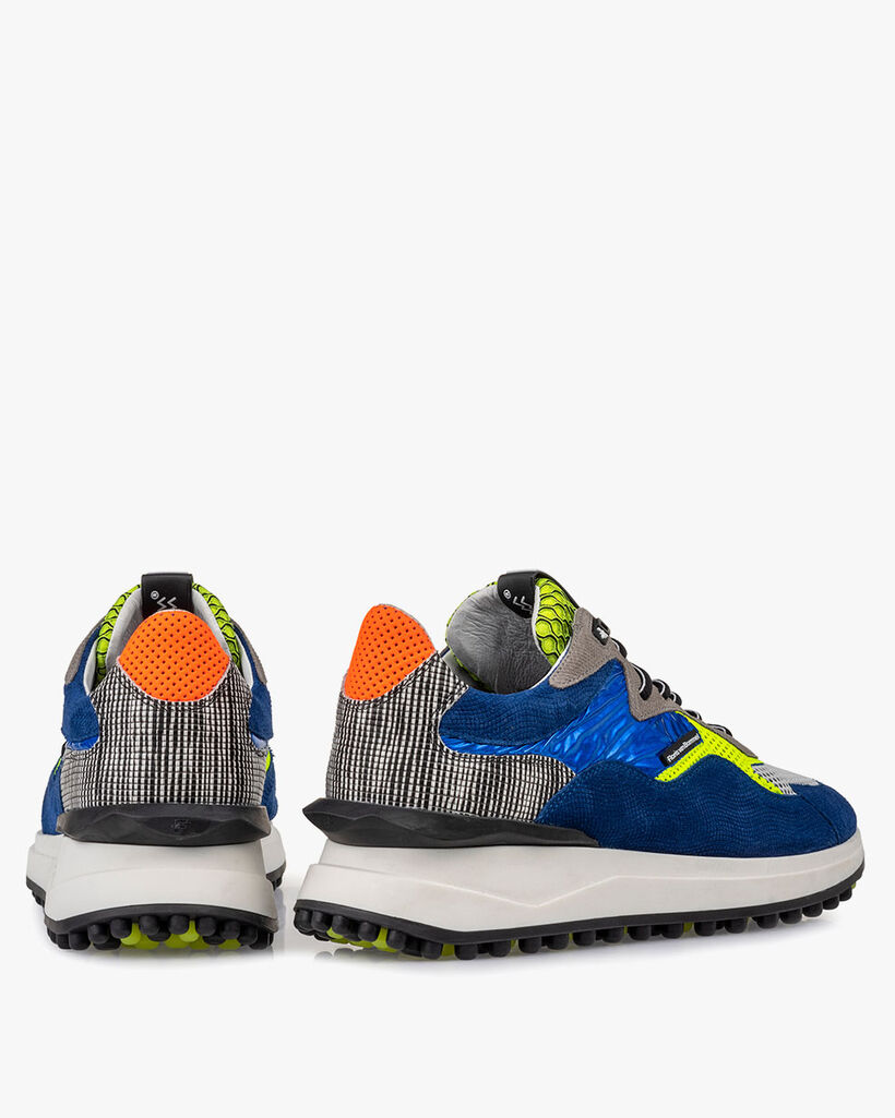 Noppi Sneaker Wildleder blau