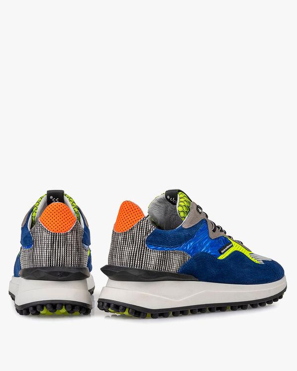 Noppi Sneaker Wildleder blau