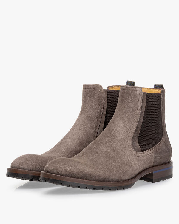Chelsea Boot Wildleder taupe