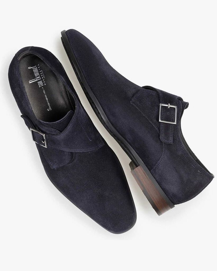 Blue monk strap