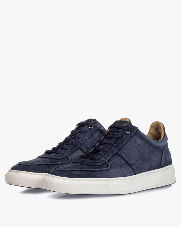 Sneaker Wildleder blau