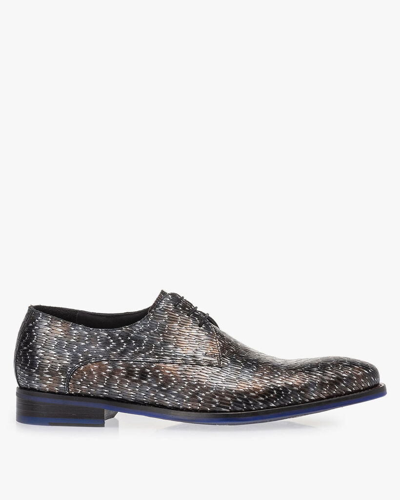 Schn&uuml;rschuh metallic bronze
