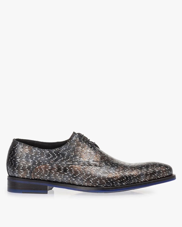 Schn&uuml;rschuh metallic bronze