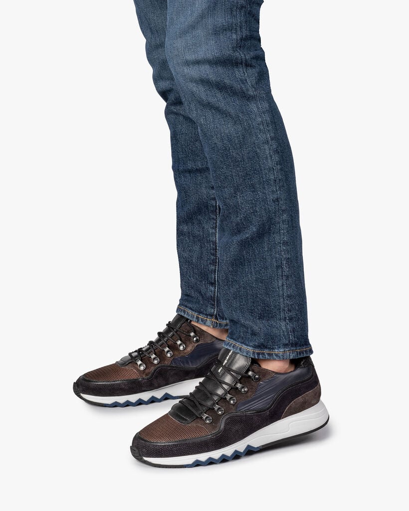 Sneaker dunkelbraun Wildleder