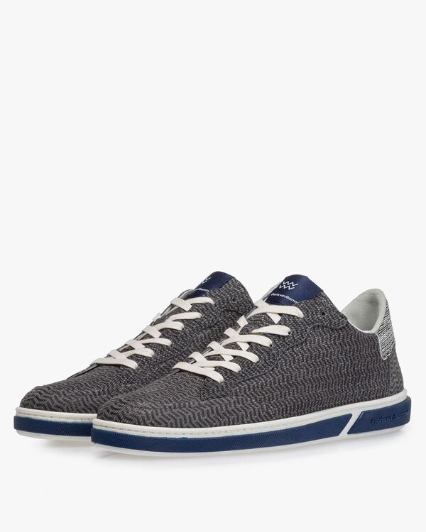 Sneaker Nubukleder grau