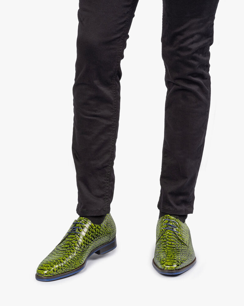 Schn&uuml;rschuh dunkles gelb