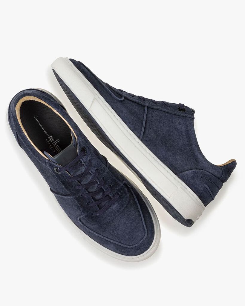 Sneaker Wildleder blau