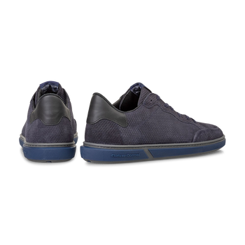 Sneaker Leder dunkelblau