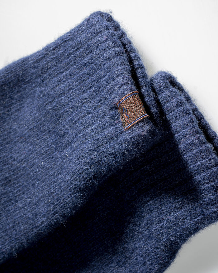Handschuhe Wolle blau
