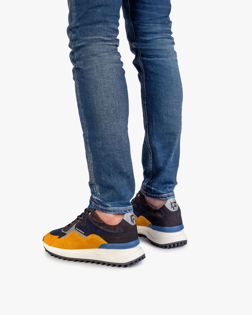Noppi Sneaker blau-gelb