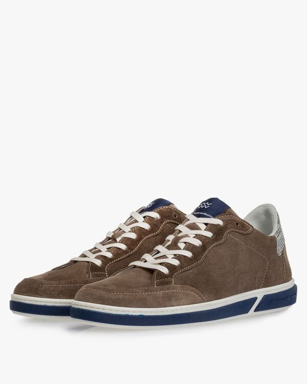 Sneaker Wildleder taupe