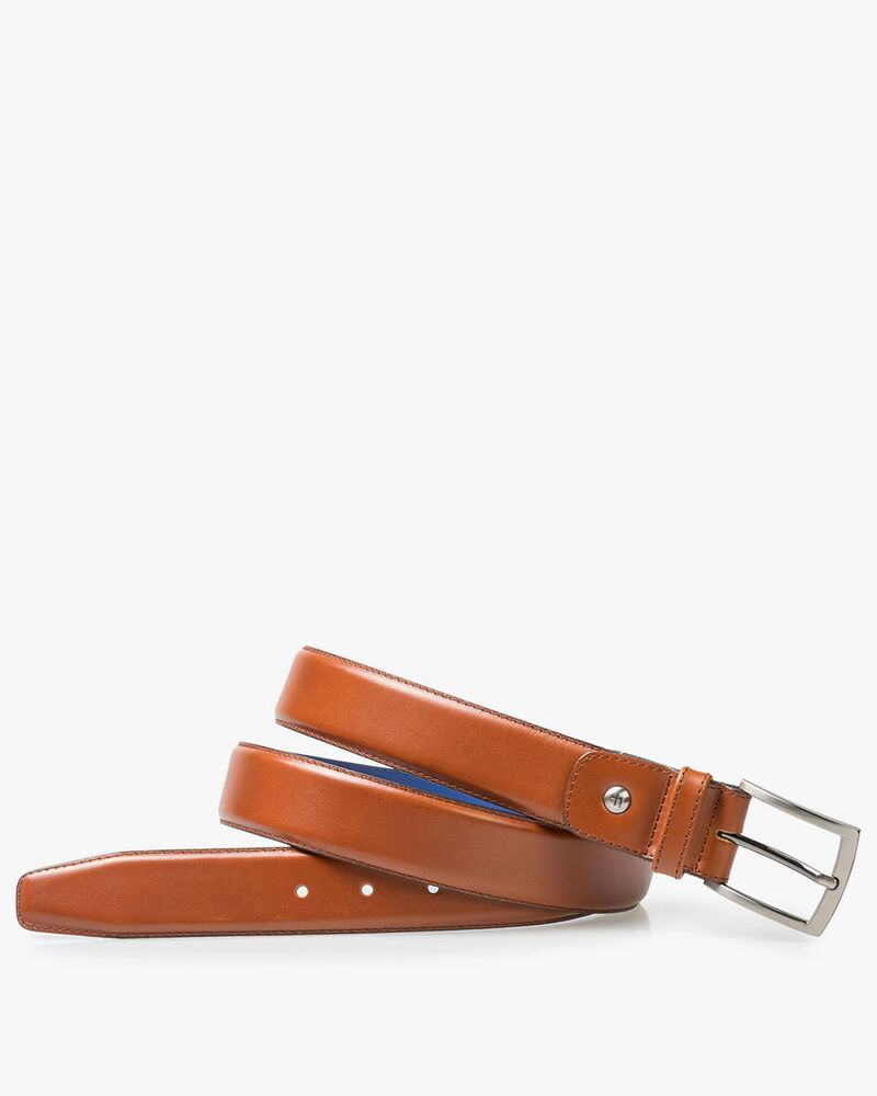 G&uuml;rtel Kalbsleder cognac