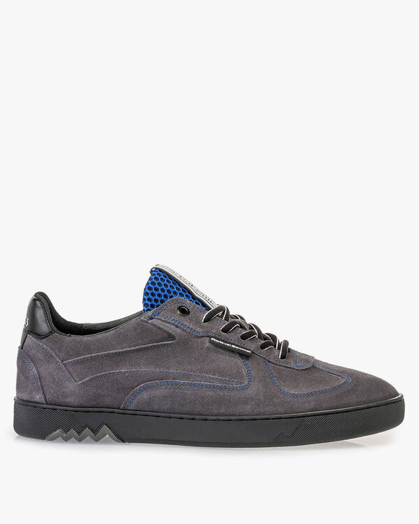 Wildleder-Sneaker grau