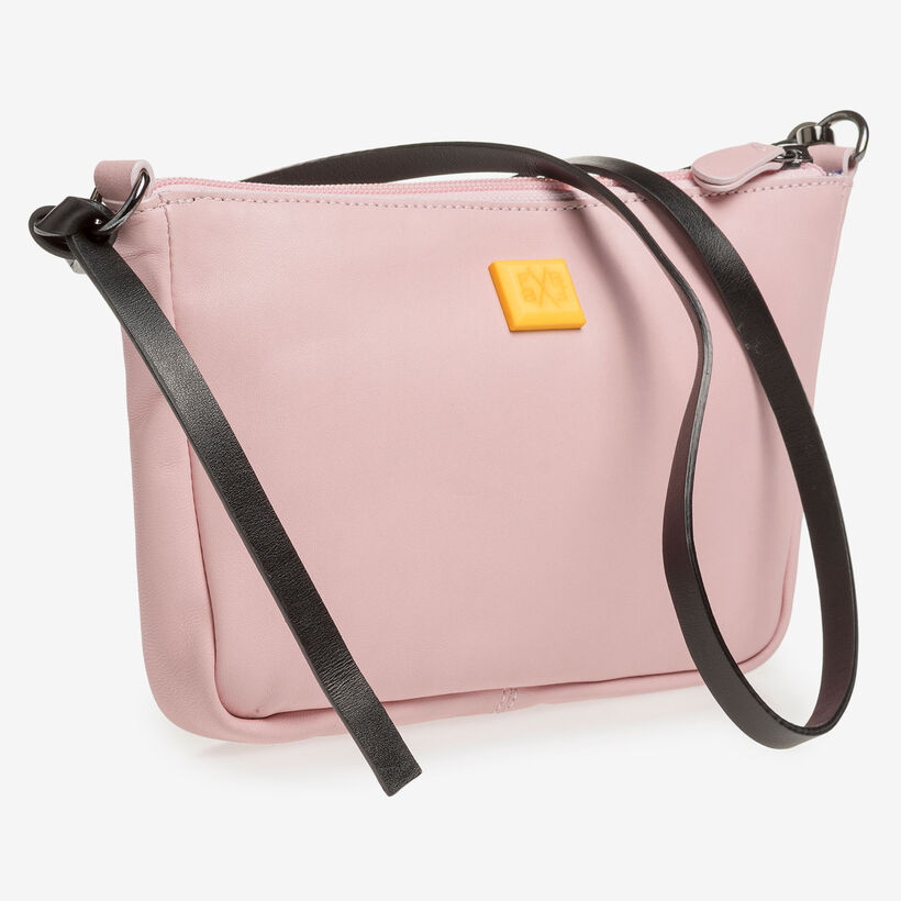 Hellrosa Nappaleder-Tasche