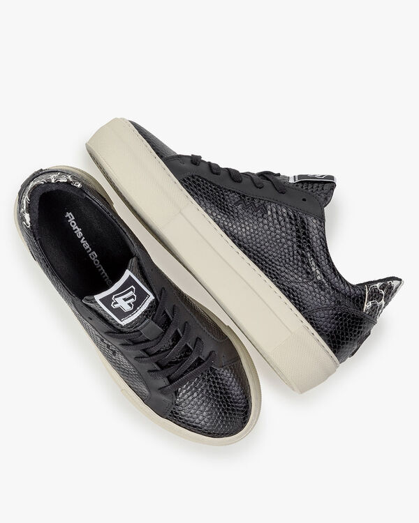 Sneaker Kalbsleder schwarz