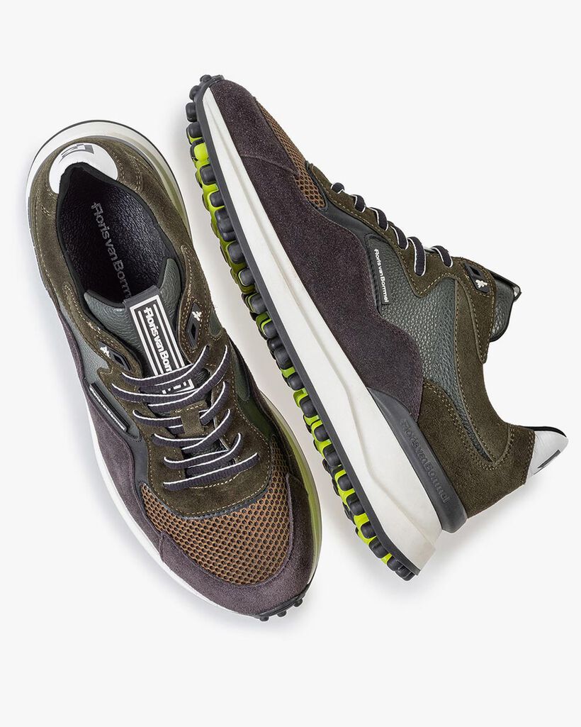 Noppi Sneaker dunkelgr&uuml;n