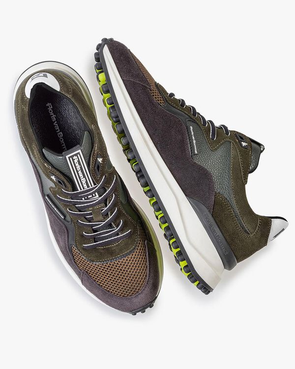 Noppi Sneaker dunkelgr&uuml;n