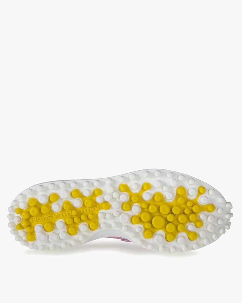 Noppi suede leather pink