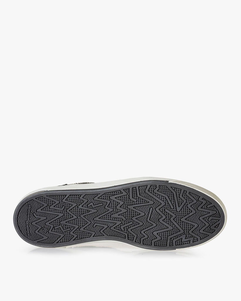 Sneaker snake print blue