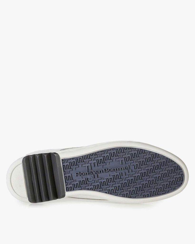 Wei&szlig;er Leder-Sneaker