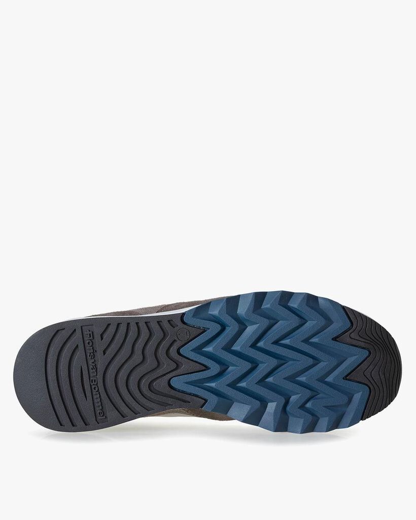 Nineti suede leather light grey