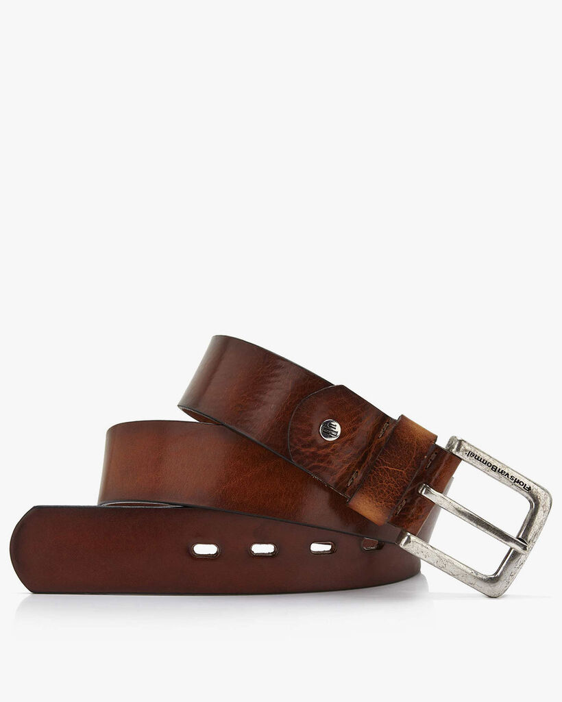 G&uuml;rtel Leder cognac