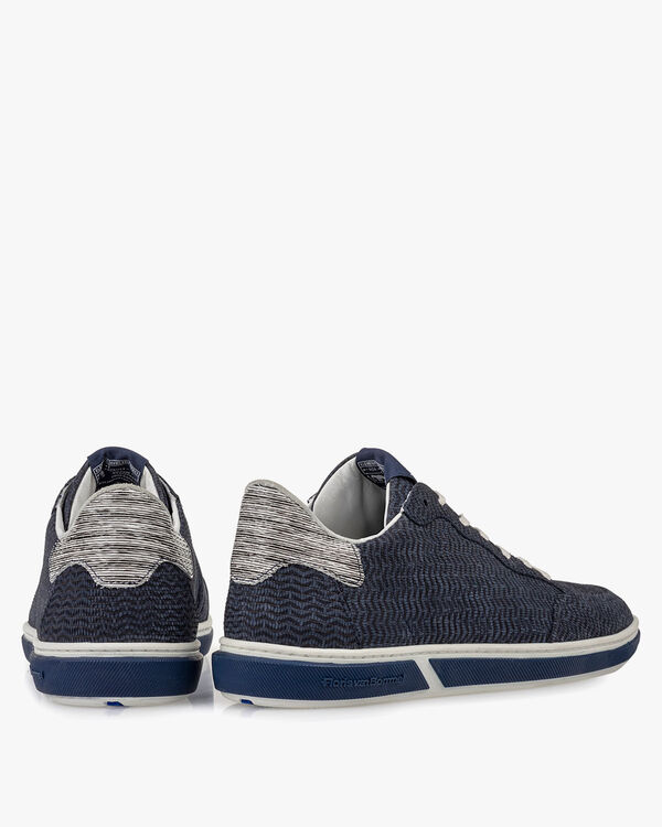 Sneaker Nubukleder blau