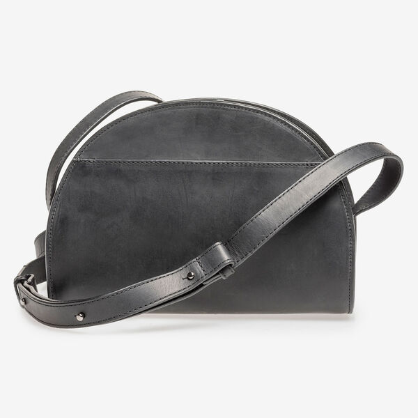 Black calf leather bag