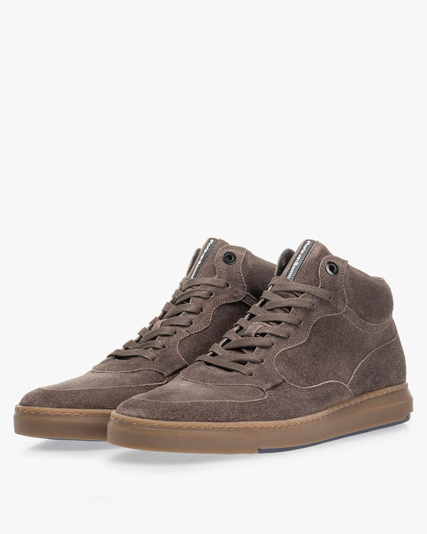 Sneaker Wildleder taupe