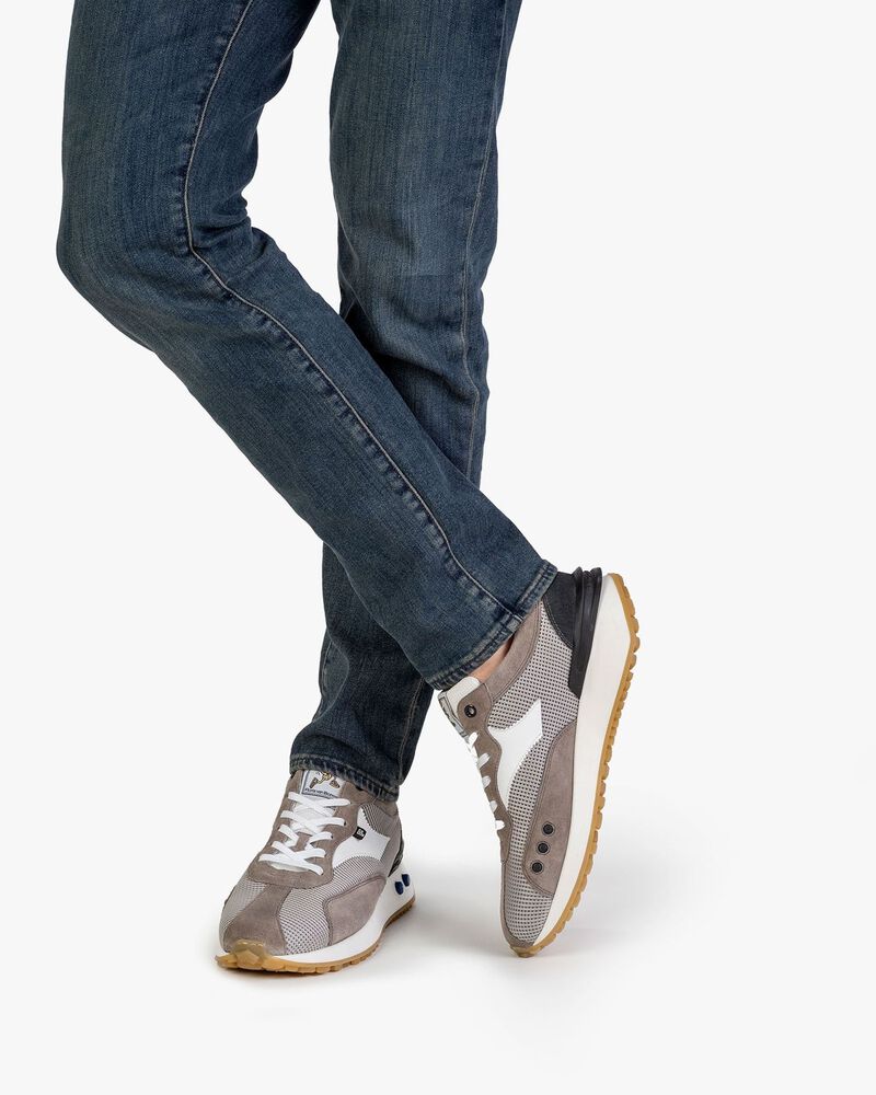 Sneaker Textil grau