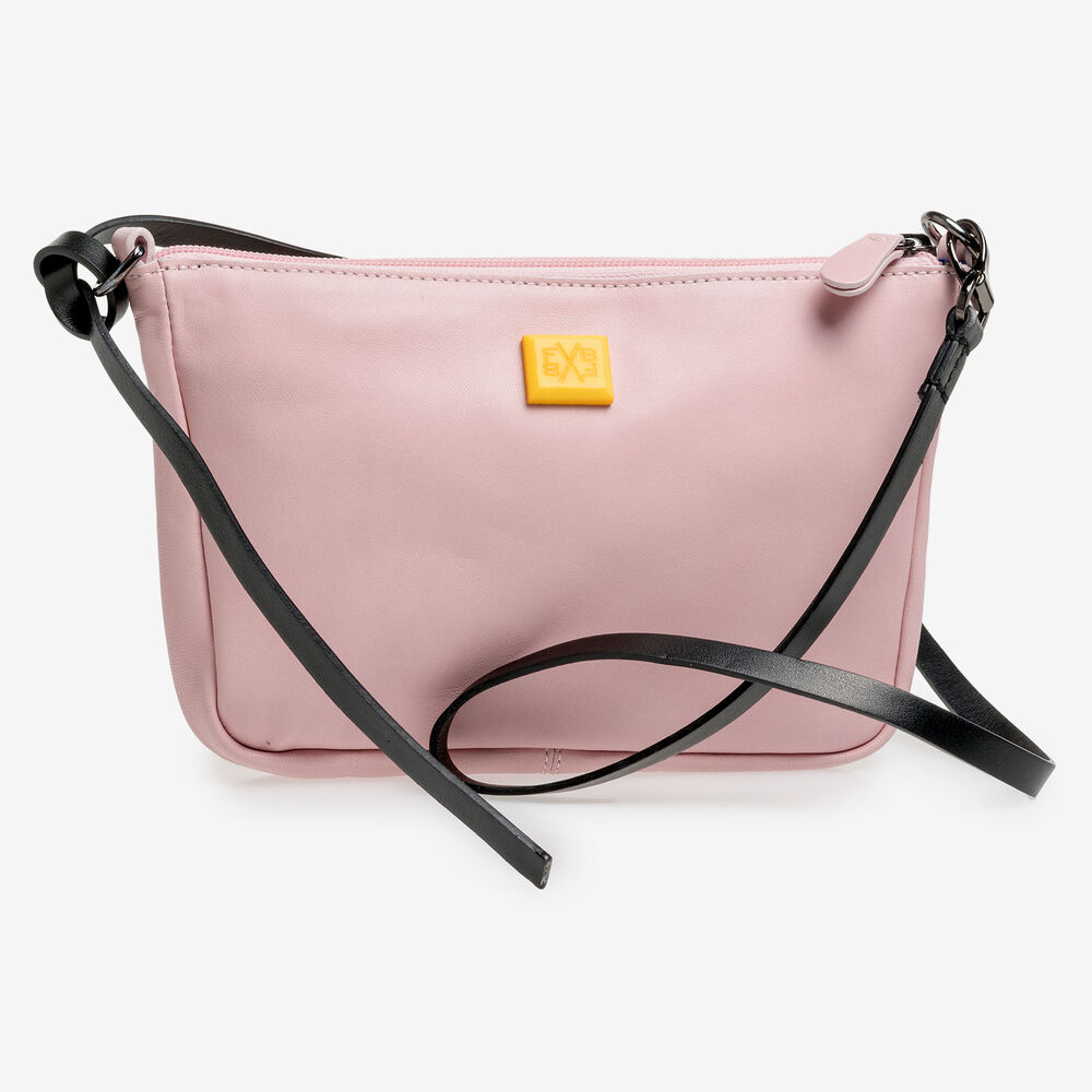 Hellrosa Nappaleder-Tasche
