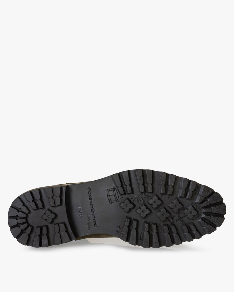 Chelsea Boot Wildleder dunkelgr&uuml;n