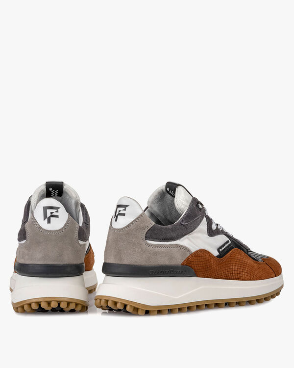 Noppi Sneaker Wildleder cognac