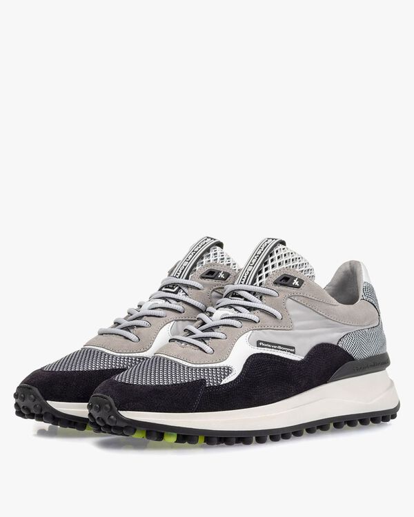 Noppi sneaker suede leather light grey