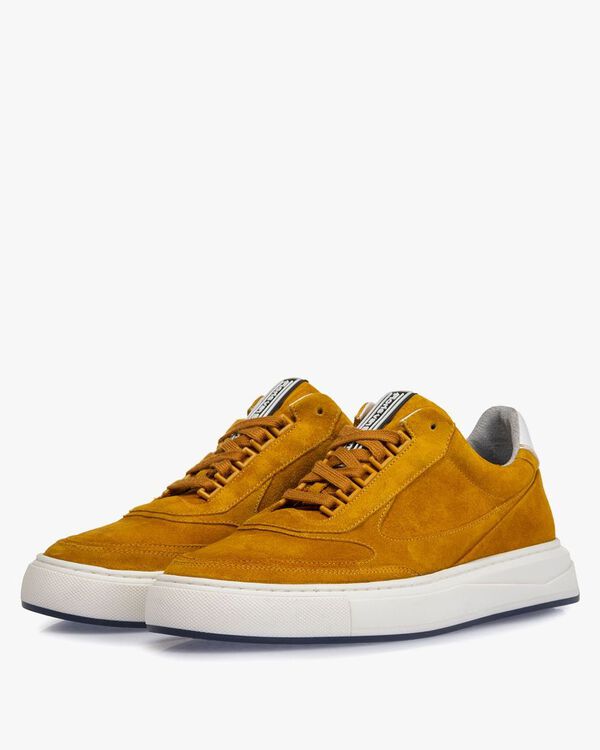 Sneaker gelb Wildleder