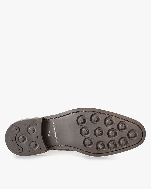 Schn&uuml;rstiefel Eidechsenprint cognac