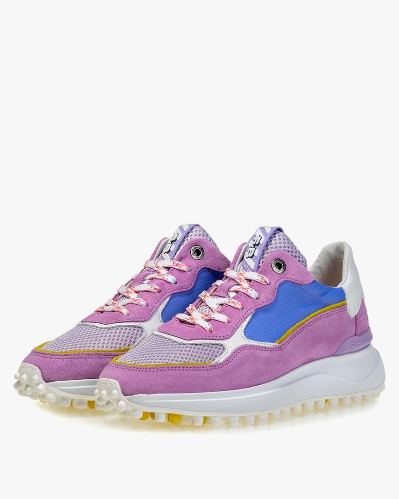 Noppi suede leather pink