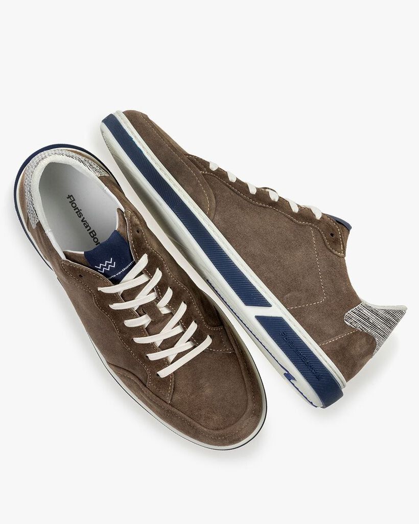 Sneaker Wildleder taupe