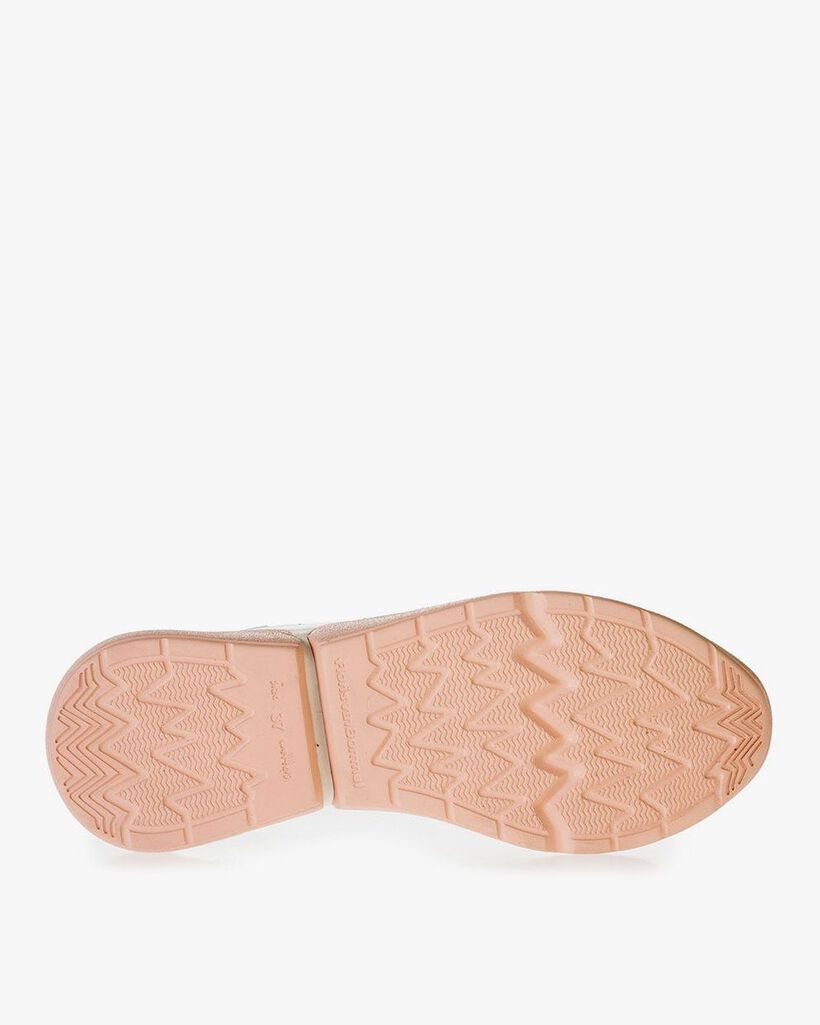 Mehrfarbiger Leder-Sneaker