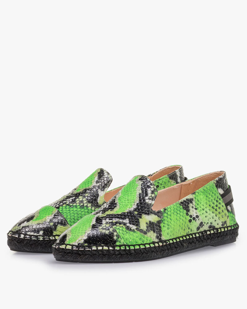 Neongr&uuml;ne Espadrilles