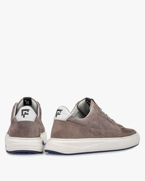 Sneaker Wildleder grau