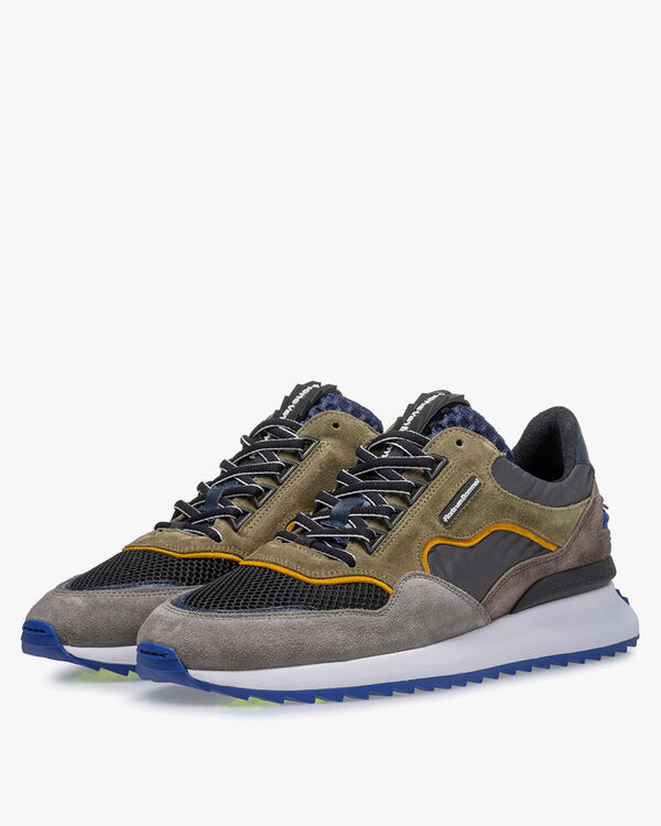 Sneaker Wildleder gr&uuml;n