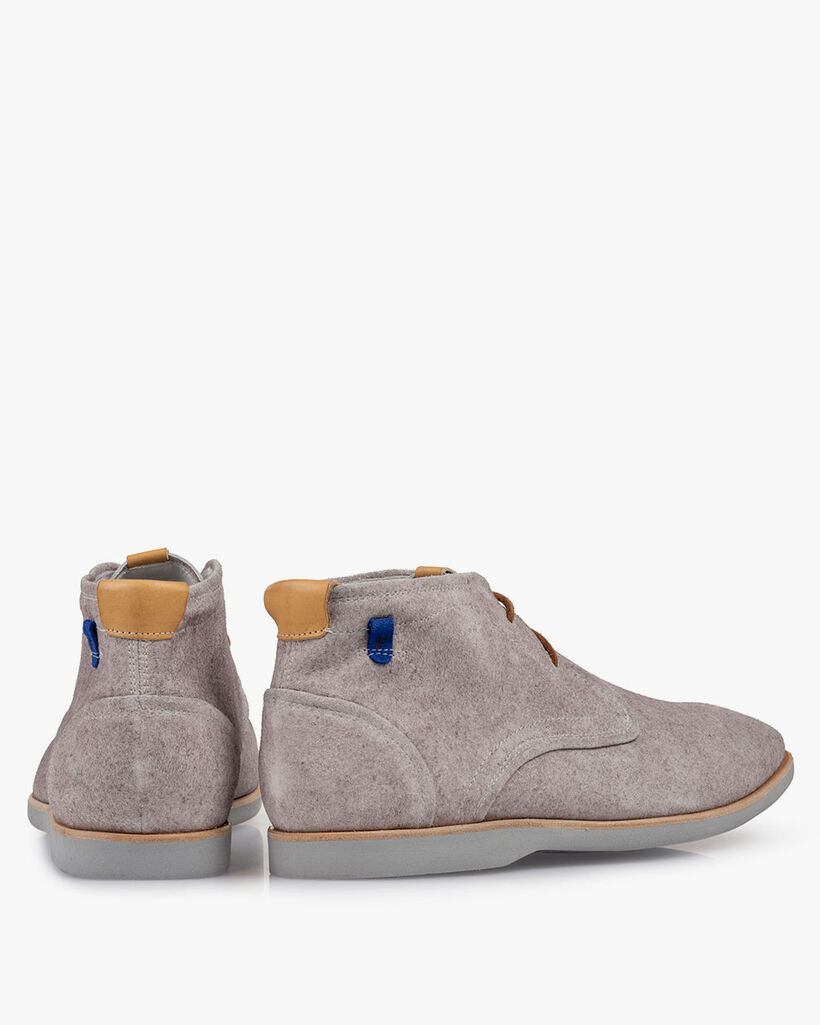 Stiefel Wildleder sandfarben