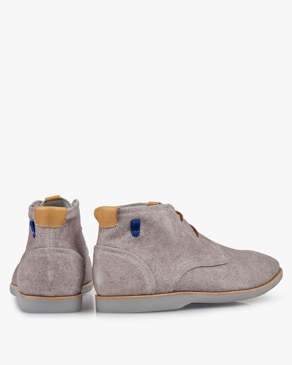 Stiefel Wildleder sandfarben