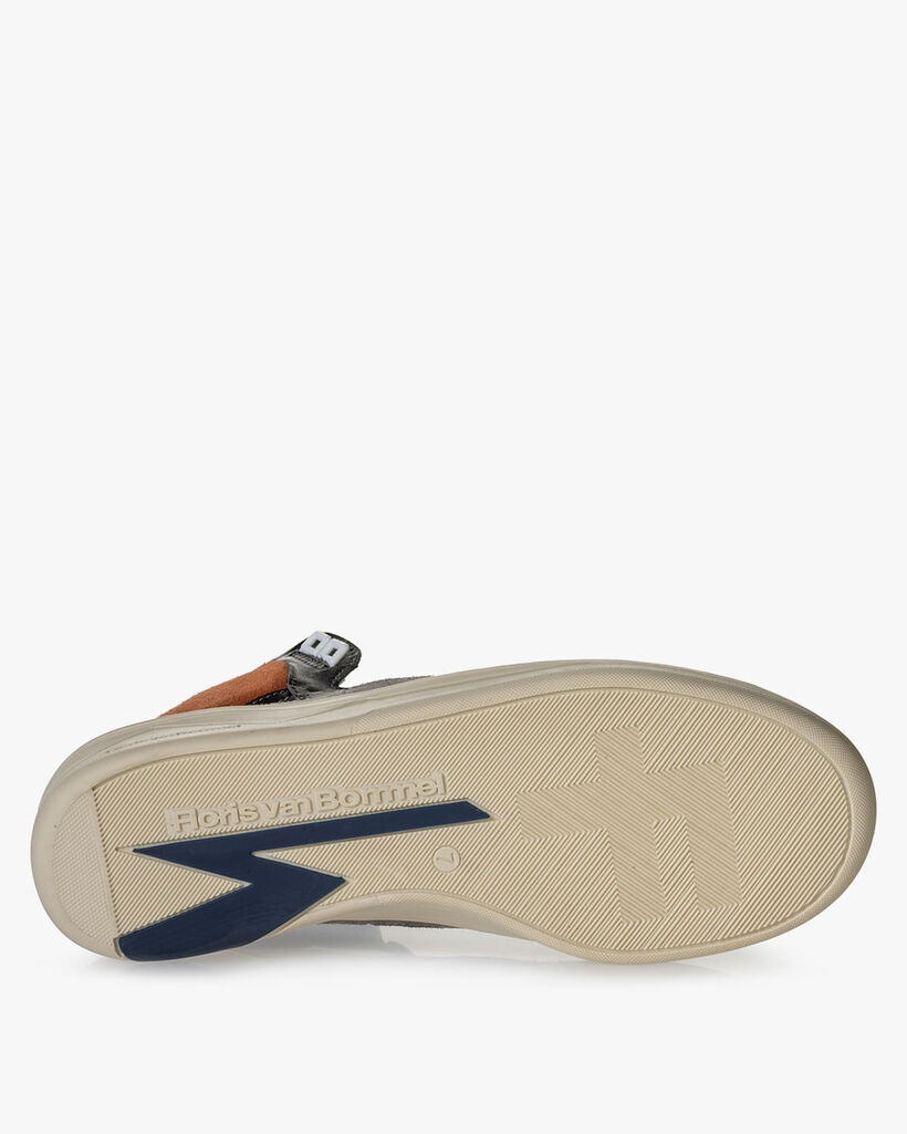 Sneaker Wildleder orange