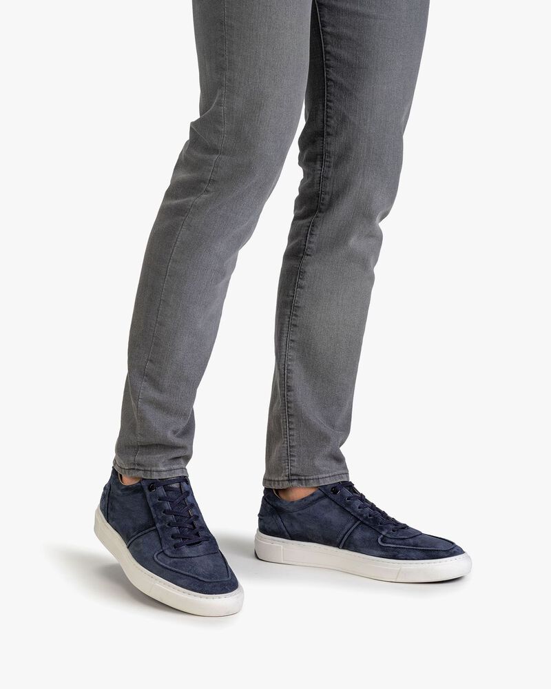 Sneaker Wildleder blau