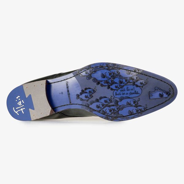 Gr&uuml;ner Premium Lackleder-Schn&uuml;rschuh