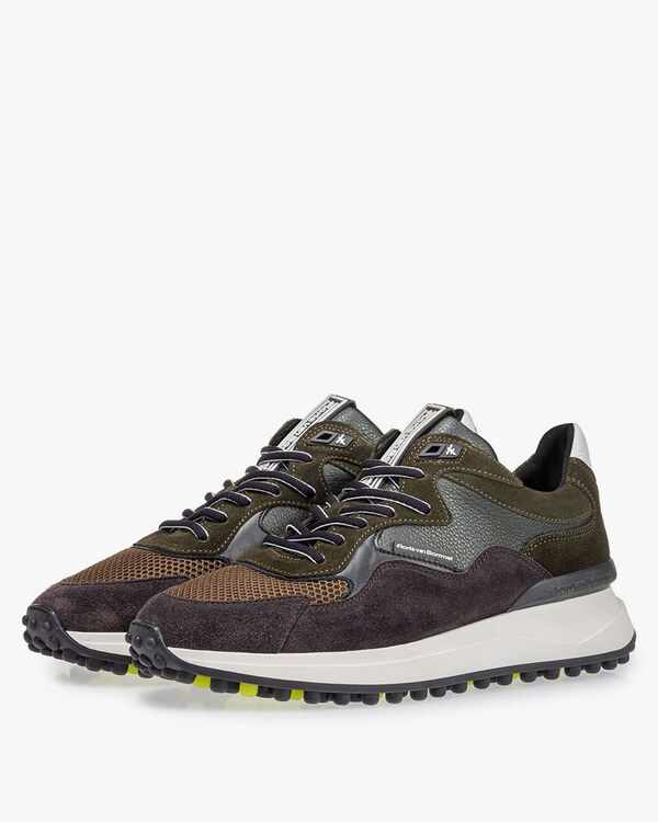 Noppi Sneaker dunkelgr&uuml;n