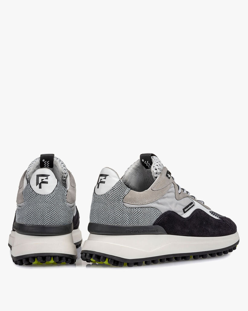 Noppi sneaker suede leather light grey